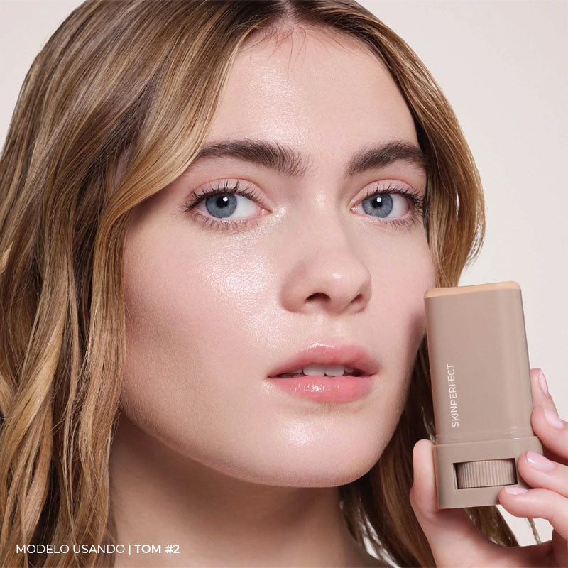 SkinPerfect - Base Sérum em Bastão Que Uniformiza, Hidrata e Cobre Imperfeições De Forma Natural